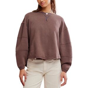 Free People We The Free Total Eclipse Long Sleeve Tee Medium